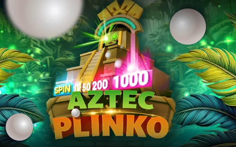 Journey to the Aztec world with Aztec Plinko 1,000 by InOut Games, filled with rich rewards.