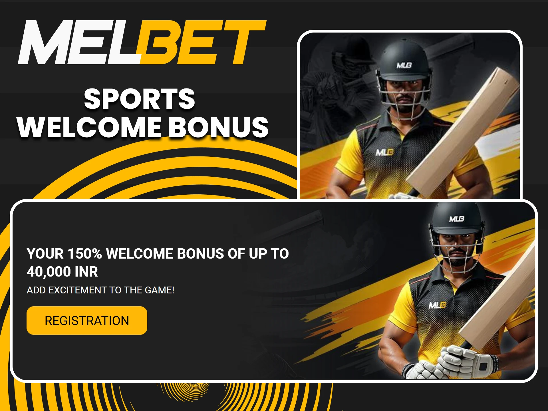 MelBet offers a sports welcome bonus with a 10X wagering requirement on accumulator bets.