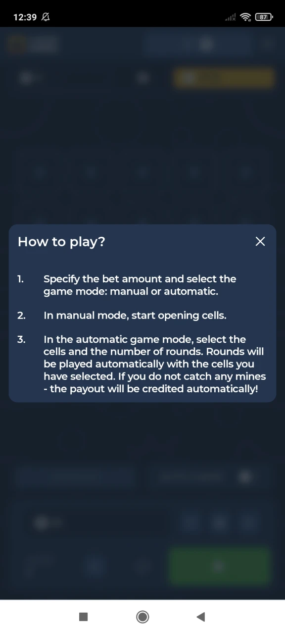 In the game Mines from Melbet you will find the rules of the game.