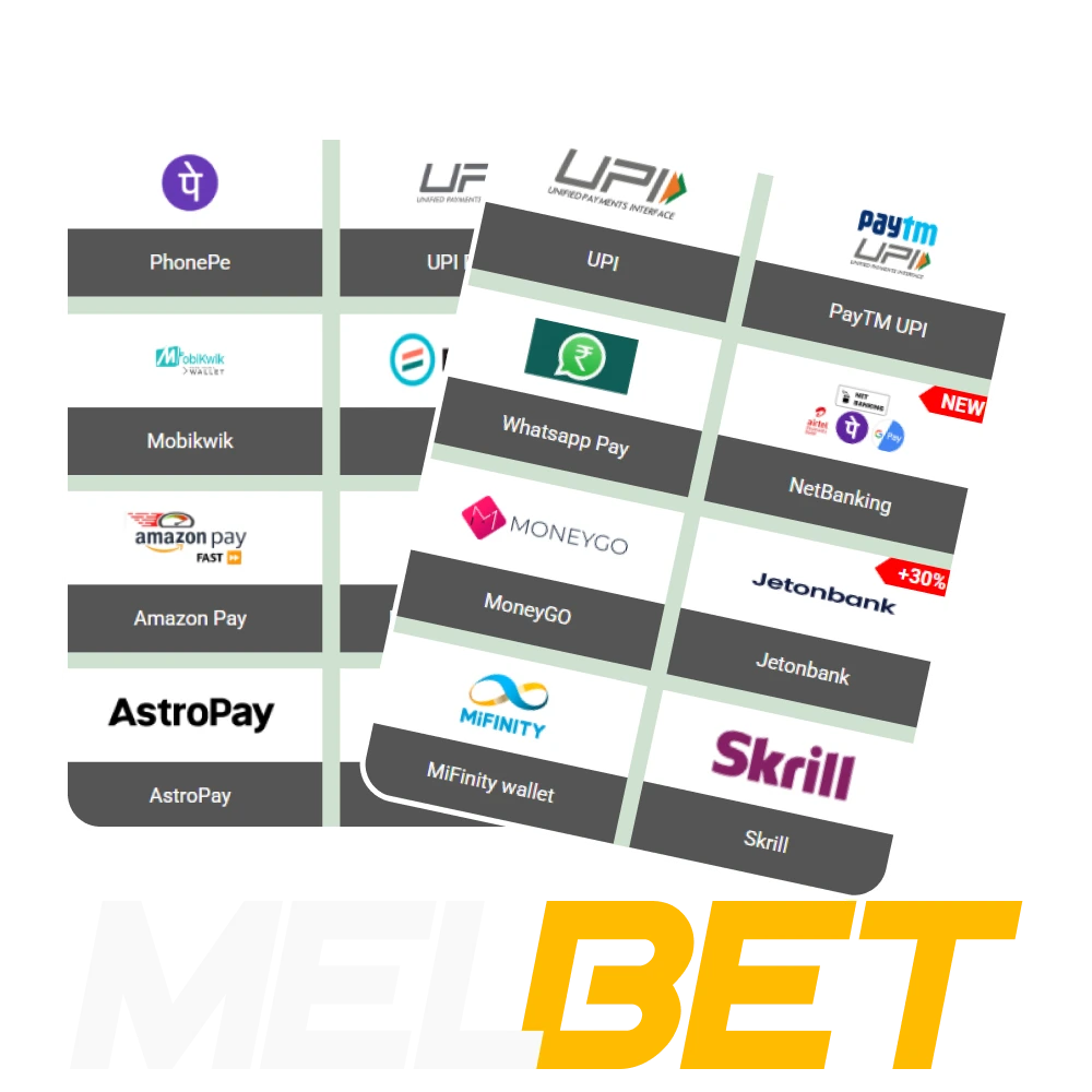 We will tell you about the payment methods on the Melbet website.