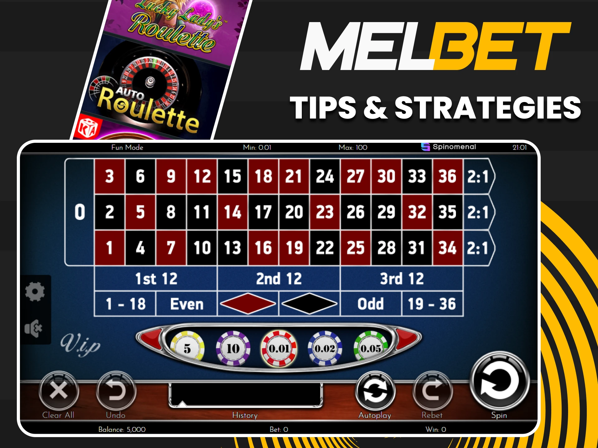 Learn tips for playing Roulette on Melbet.