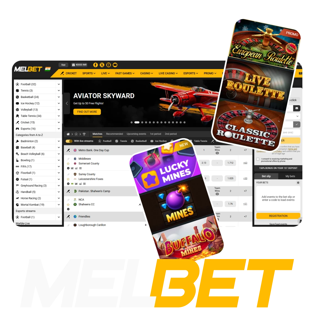 We will tell you about the Melbet team.