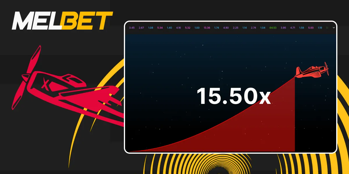 Watch the airplane soar as the odds increase in real time at MelBet Aviator.
