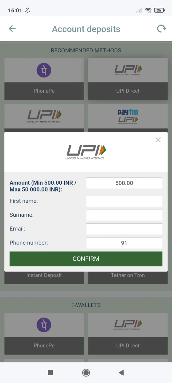 Top up your deposit to play Aviator.