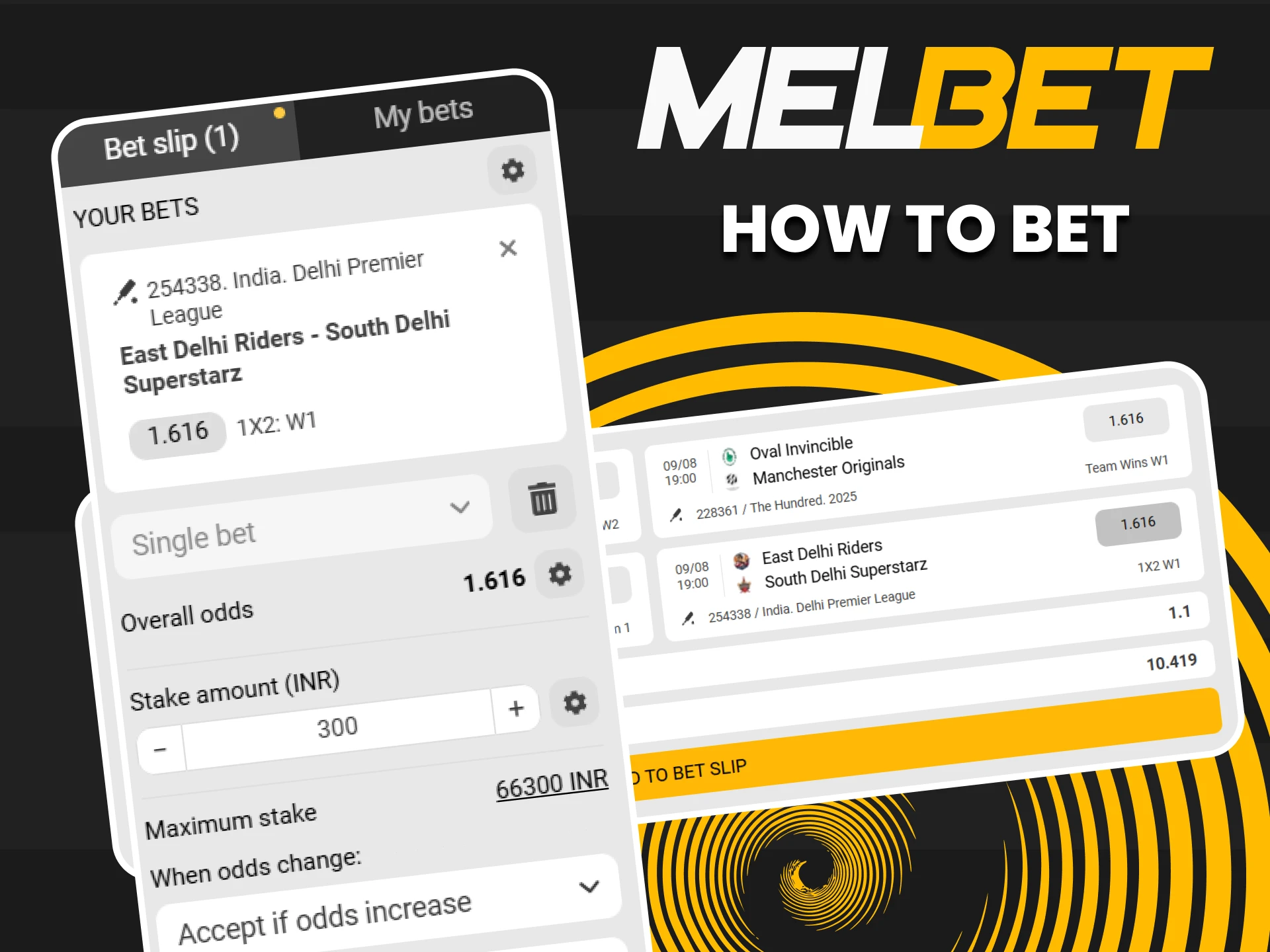 Head to the sports section for cricket betting from Melbet.