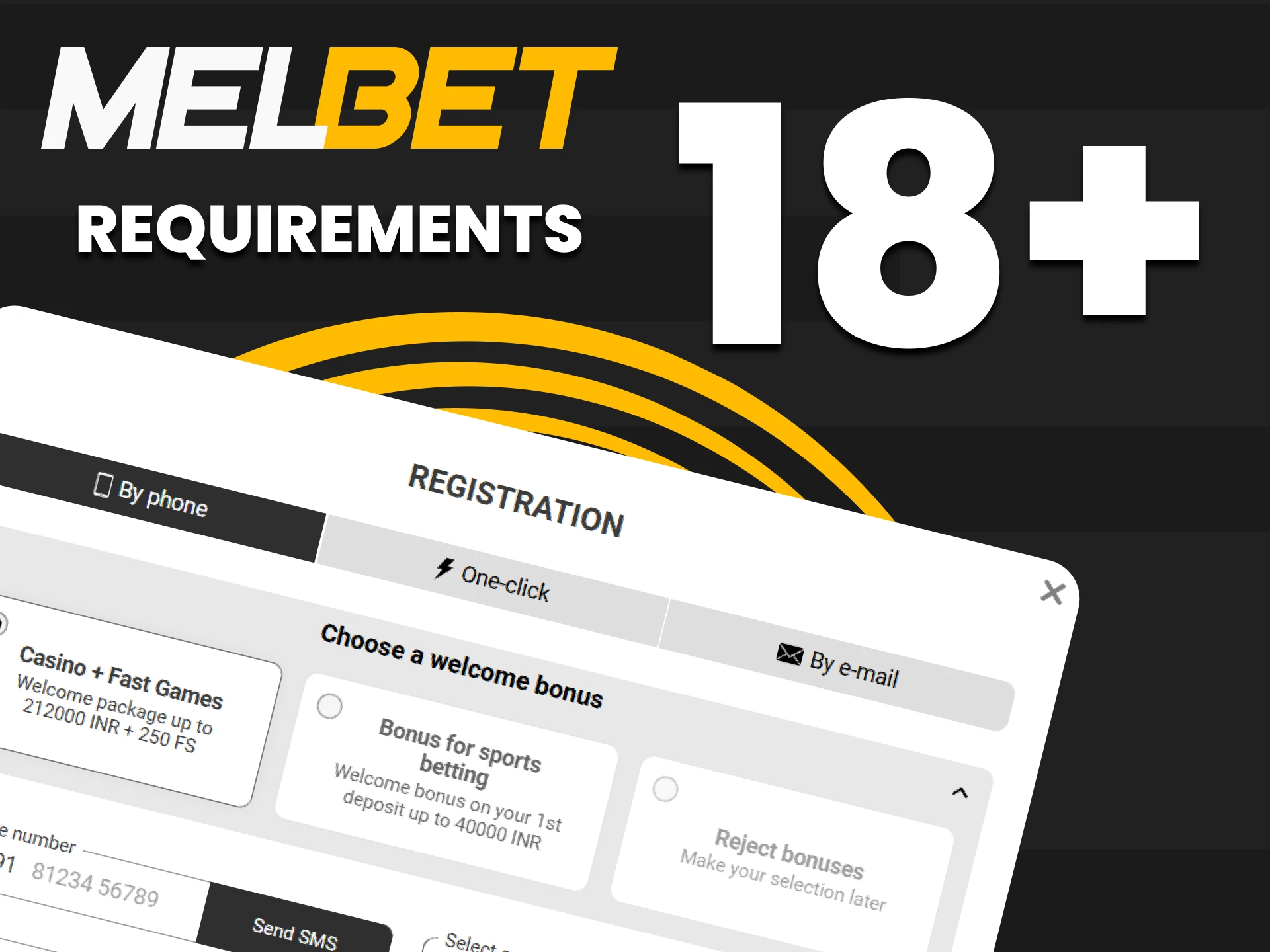 We will tell you about the requirements for registration on Melbet.